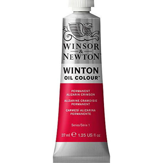 Picture of Winsor & Newton 1414468 Winton Oil Color Paint, 37-ml Tube, Permanent Alizarin Crimson