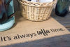 Picture of Coffee Maker Mat - Burlap Placemat for your Keurig