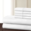 Picture of 6 Piece Hotel Luxury Soft 1800 Series Premium Bed Sheets Set, Deep Pockets, Hypoallergenic, Wrinkle & Fade Resistant Bedding Set(Calking, White)