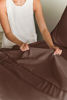 Picture of Twin XL Sheet Set - 3 Piece - Fits College Dorm Rooms - Hotel Luxury Bed Sheets - Extra Soft - Deep Pockets - Easy Fit - Breathable & Cooling - Brown Chocolate Bed Sheets - Twins