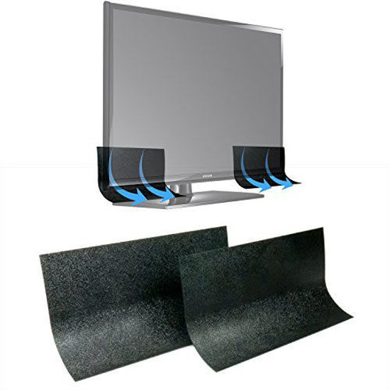 Picture of TV Speaker Passive Amplifier Set: Redirect Home Theater Sound Toward You, Not the Floor Without a Costly Soundbar. Improve Sound Clarity. Great Gift Idea for Mom, Dad, Audiophiles & Seniors