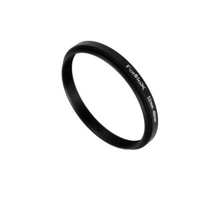 Picture of Fotodiox Metal Step Down Ring, Anodized Black Metal 52mm-49mm, 52-49 mm