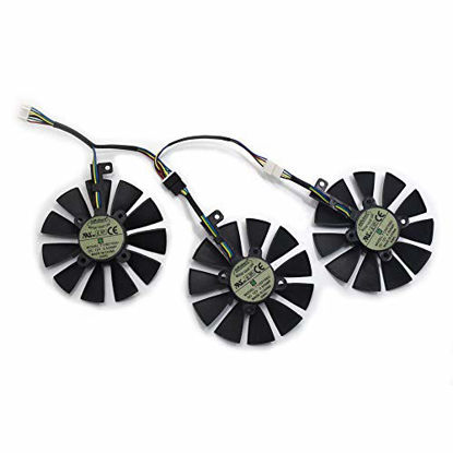 Picture of inRobert 87mm T129215SU Graphics Card Cooling Fan for ASUS Strix GTX980Ti/R9390/RX480/RX580 Video Card Cooler (Fan-3pcs)