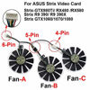 Picture of inRobert 87mm T129215SU Graphics Card Cooling Fan for ASUS Strix GTX980Ti/R9390/RX480/RX580 Video Card Cooler (Fan-3pcs)