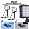 Picture of Emart 60 LED Continuous Portable Photography Lighting Kit for Table Top Photo Video Studio Light Lamp with Color Filters - 2 Packs