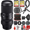Picture of Sigma 100-400mm f/5-6.3 DG DN OS Contemporary Lens Sony E-Mount Bundle with 2X 64GB Memory Cards, IR Remote, 3 Piece Filter Kit, Wrist Strap, Card Reader, Memory Card Case, Tabletop Tripod