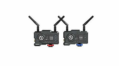 Picture of Hollyland Mars 400S PRO [Official] Wireless SDI/HDMI Video Transmission System,0.06s Latency 400ft Range,Direct Video for Live Stream,4 APP Monitoring 3 Scene Modes,Video Transmitter and Receiver