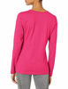 Picture of Hanes Women's Long Sleeve Tee, Sizzling Pink, XX-Large