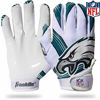 Picture of Franklin Sports Youth Football Receiver Gloves For Kids, NFL Team Logos and Silicone Palm