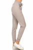 Picture of Leggings Depot JGAX128-LIGHTGRAY-2XL Jogger Solid Pants, 2X Plus