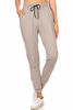 Picture of Leggings Depot JGAX128-LIGHTGRAY-2XL Jogger Solid Pants, 2X Plus