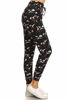 Picture of Leggings Depot JGA-S506-M Unicorn Cloud Print Jogger Track Pants w/Pockets, Medium