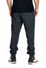 Picture of ProGo Men's Joggers Sweatpants Basic Fleece Marled Jogger Pant Elastic Waist (Small, Marled Black)