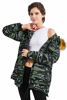 Picture of Orolay Women's Thickened Down Jacket Winter Coat with Faux Fur Hood Camo Green 2XS