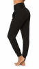 Picture of DIBAOLONG Womens Yoga Sweatpants Loose Workout Joggers Pants Comfy Lounge Pants with Pockets Black XS