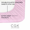 Picture of Queen Size Sheet Set - 6 Piece Set - Hotel Luxury Bed Sheets - Extra Soft - Deep Pockets - Easy Fit - Breathable & Cooling Sheets - Wrinkle Free - Comfy - Light Pink Bed Sheets - Queens Sheets - 6 PC