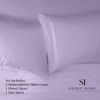 Picture of 1500 Supreme Collection Bed Sheet Set - Extra Soft, Elastic Corner Straps, Deep Pockets, Wrinkle & Fade Resistant Hypoallergenic Sheets Set, Luxury Hotel Bedding, California King, Lavender