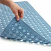 Picture of Gorilla Grip Original Patented Bath, Shower, Tub Mat, 35x16, Washable, Antibacterial, BPA, Latex, Phthalate Free, Bathtub Mats with Drain Holes, Suction Cups, XL Size Bathroom Mats, Sky Blue Opaque