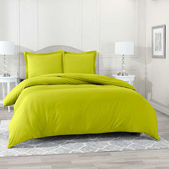 Utopia Bedding 3-Piece Duvet Cover Set with 2 Pillow Shams- Soft Brushed  Microfiber Fabric- Wrinkle