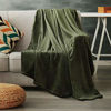 Picture of Bedsure Fleece Blanket Throw Size Olive Green Lightweight Super Soft Cozy Luxury Bed Blanket Microfiber