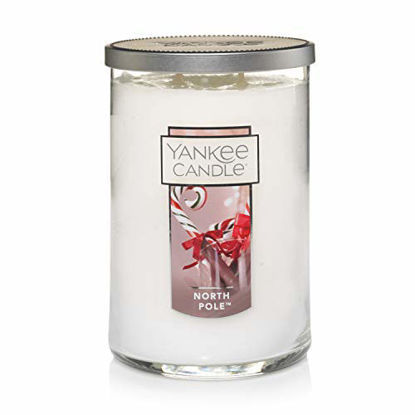 Picture of Yankee Candle Large Jar 2 Wick North Pole Scented Tumbler Premium Grade Candle Wax with up to 110 Hour Burn Time