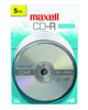 Picture of Maxell 648220 Premium Quality Recording Surface for Noise-Free Playback Write Speed 48x 700Mb Cd-Recordable 5 Disc Pack