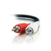 Picture of C2G 40468 Value Series RCA Stereo Audio Extension Cable, Black (6 Feet, 1.82 Meters)