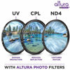 Picture of 67MM Altura Photo UV CPL ND4 Professional Lens Filter Kit and Accessory Set for Canon, Nikon, Sigma and Tamron Lenses with a 67mm Filter Size