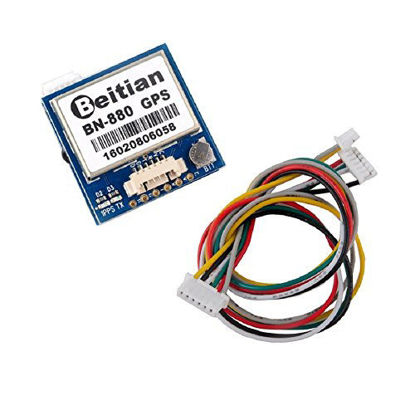 Picture of BN-880 GPS Module U8 with Flash HMC5883 Compass + GPS Active Antenna Support GPS Glonass Beidou Car Navigation for Arduino Raspberry Pi Aircraft Pixhawk APM Flight Controller Geekstory