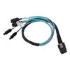 Picture of Cable Matters Internal Mini SAS to SATA Cable (SFF-8087 to SATA Forward Breakout) 1.6 Feet