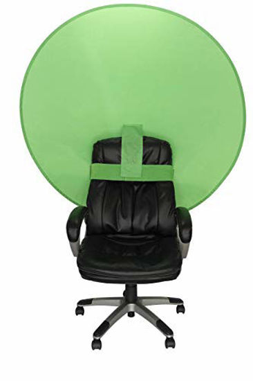 The Big Shot Green Screen Webcam Background for a Chair - The Webaround
