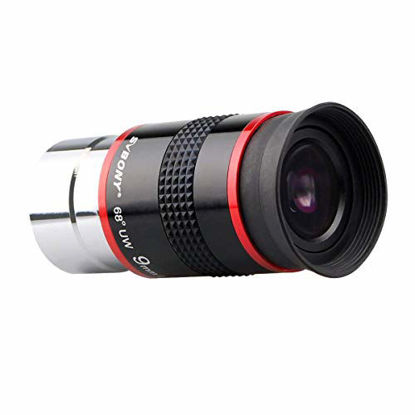 Picture of SVBONY Telescopes Eyepieces 1.25 inches Eyepiece 68 Degree Ultra Wide Angle 9mm Focal Length Multi Coated