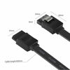 Picture of SATA Cable III, BENFEI SATA Cable III 6Gbps Straight HDD SDD Data Cable with Locking Latch 18 Inch Compatible for SATA HDD, SSD, CD Driver, CD Writer - Black