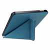 Picture of kwmobile Origami Case Compatible with Kobo Libra H2O - Ultra Slim Fit PU Leather Cover with Stand - Petrol