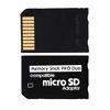 Picture of Memory Stick Pro Duo Adapter, Micro SD/Micro SDHC TF Card to Memory Stick MS Pro Duo Card for Sony PSP, Playstation Portable, Camera, Handycam, PDA