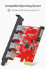 Picture of Inateck PCI-e to USB 3.0 (4 Ports) PCI Express Card and 15-Pin Power Connector, Red (KT4001)