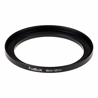 Picture of Fotodiox Metal Step Up Ring, Anodized Black Metal 46mm-52mm, 46-52 mm