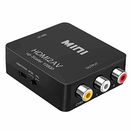 GetUSCart HDMI to RCA 1080p HDMI to AV 3RCA CVBs Composite Video