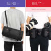 Picture of Lens Pouch for DSLR Camera Lens Fits for Canon, Nikon, Pentax, Sony, Olympus, Panasonic, and Other Lens