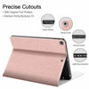 Picture of JUQITECH iPad 10.2 8th 7th Generation Keyboard Case - Smart Case with Wireless Keyboard iPad 10.2" 8th Gen 2020 7th 2019 Tablet Detachable Bluetooth Keyboard Stand Cover with Pencil Holder, Rose Gold