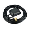 Picture of GPS Antenna SMA Male Plug Active Antenna Aerial Connector Cable 3 Meters for Dash DVD Head Unit Stereos - Right Angle Plug