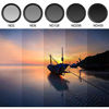 Picture of 58mm ND Filter Slim Variable ND Neutral Density Filter Adjustable ND Fader ND2-ND400 Lens Filter for Canon Nikon Sony Pentax Olympus Fuji DSLR Camera