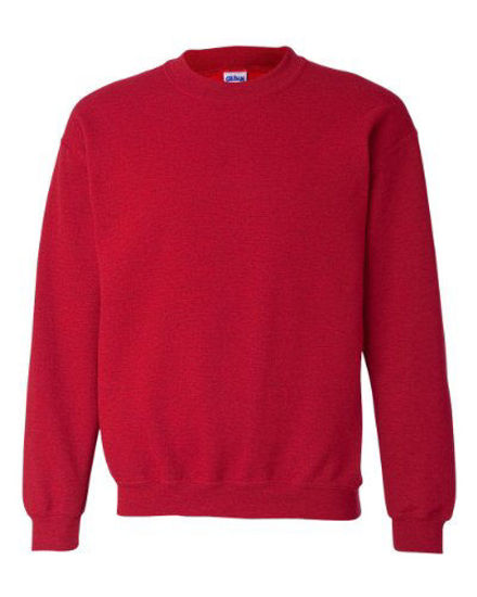 Picture of Gildan Men's Heavy Blend Crewneck Waistband Sweatshirt, L, Antique Cherry Red