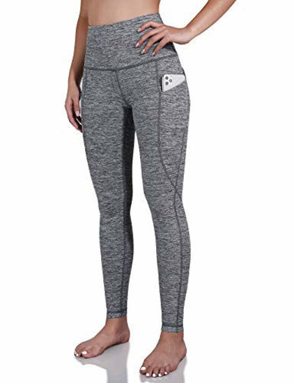 GetUSCart- ODODOS Women's High Waisted Yoga Leggings with Pocket, Workout  Sports Running Athletic Leggings with Pocket, Full-Length, Gray,Medium