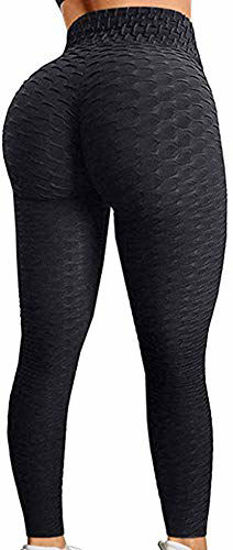 Picture of JGS1996 Women's High Waist Yoga Pants Tummy Control Slimming Booty Leggings Workout Running Butt Lift Tights