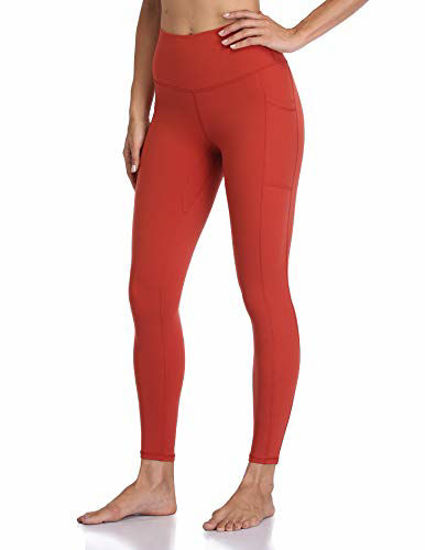 GetUSCart- Colorfulkoala Women's High Waisted Yoga Pants 7/8 Length  Leggings with Pockets (XS, Heather Grey)