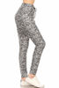 Picture of Leggings Depot JGA-S698-S Snake Skin Printed Jogger Pants w/Pockets, Small