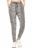 Picture of Leggings Depot JGA-S698-S Snake Skin Printed Jogger Pants w/Pockets, Small