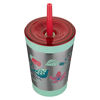 Picture of Contigo Stainless Steel Spill-Proof Kids Tumbler with Straw, 12 oz, Sprinkles with Birds & Flowers