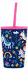 Picture of Simple Modern Kids Insulated Water Bottle Cup with Straw Stainless Steel Flask Metal Thermos for Toddlers Boys and Girls, 12oz Tumbler, Unicorn Rainbows